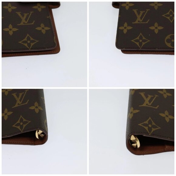 LOUIS VUITTON Monogram Agenda MM Day Planner Cover R20105 LV Auth th5963 - Picture 16 of 16